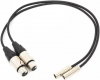 BLACKMAGIC DESIGN Cabos Audio 2X Mini XLR-XLR Photo BLACKMAGICAXLRMINI