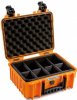 B&W Outdoor Case Tipo 3000 Divisórias Removíveis Laranja Photo BWPP117ORPD