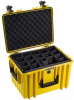 B&W Outdoor Case Tipo 5500 Divisórias Removíveis Amarelo Photo BWPP379YRPD