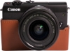 CANON Eos M100 Preta + EF-M 15-45mm + Capa Castanha + Irista 50GB (New) Photo CANON2209C049