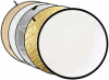 CARUBA Reflector 5 em1 Redondo 56cm(Silver, Sunyellow,White,Translucent)