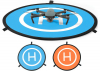 CARUBA Pista de Aterragem para Drone 110cm Photo CARUBAD134932