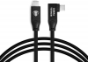 COBRATETHER Cabo Curvo USB-C/USB-C 90° 5m Preto Photo COBRAA1000071