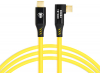 COBRATETHER Cabo Curvo USB-C/USB-C 90° 10m Amarelo Photo COBRAA1000272
