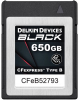 DELKIN DEVICES Cartão Cfexpress 650GB Black Tipo B Photo DELKINDCFXBBLK650