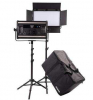 DÖRR Kit 2 Painel Led DLP-100W + Pés + Saco