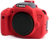 EASYCOVER Capa Silicone Vermelho para Canon 70D Photo EASYCOVERECC70DR