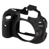 EASYCOVER Capa Silicone Preto para Nikon D5100 