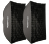ELINCHROM Kit 2 Snaplux 55X75cm Sem Speedring (New) Photo ELI26636