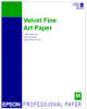 EPSON Papel Foto Art Somerset Velvet A3+ 20 Folhas Photo EPSONC13S041637