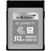 EXASCEND Cartão Cfexpress Type B 512GB R1800/W750 Element Serie Photo EXASCENDEXPC3S512G