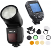 GODOX Kit Flash Speedlite V1 Canon X-PRO II Trigger + Acessórios Photo GODOXD249621
