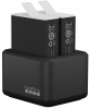 GOPRO Carregador Duplo + Baterias Enduro para Hero 9/10/11/12 Photo GOPROADDBD211EU