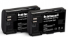 HAHNEL Pack Dupla Bateria Canon LP-E6 Photo HAHNEL10001601