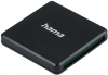 HAMA Leitor Multi-Cartões USB-3.0 SD/microSD/CF Preto