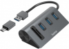 HAMA Leitor de Cartão 5 Portas 3xUSB-A SD e MicroSD