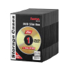 HAMA Lote de 25 Caixas DVD Slim Flexível Pretos Photo HAMA51182