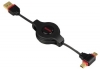 HAMA Cabo 2 em 1 Mini/Micro USB 2.0 Retrátil banhado Oro Photo HAMA74246