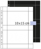 HERMA Fotophan 10X15 Horizontal Preto (10 folhas) Photo HER7786
