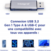 INTEGRAL Leitor de Cartões Duo USB 3.2 Type A e Type C Photo INCRUSB32ACSDMSDR