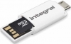 INTEGRAL Cartão Micro SDHC 16GB (Class 10) + Leitor OTG USB 2.0 Photo INMSDH16G10SPTOGR