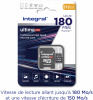 INTEGRAL Micro SD Ultima Pro 512GB V30 (180/150 MB/s) Photo INMSDX512G180150V3
