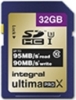 INTEGRAL Cartão SDHC Ultima ProX 32GB V2 (95/60MB/s) (Class 10) Photo INSDH32G109560U1V2