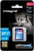 INTEGRAL Cartão SDXC Ultima X2 64Gb V60 (260/100MB/s) Photo INSDX64G260100U2