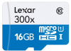 LEXAR Cartão Micro SDHC 16GB UHS-1 High Speed (300x) + Adaptator SD Photo LEXARLSDMI016300X