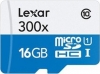 LEXAR Cartão Micro SDHC 16GB UHS-1 High Speed (300x) + Adaptador SD Photo LEXARLSDMI16GB1EU3