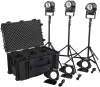 LITEPANELS Sola 4+ Traveler Kit (3X Fresnel) Photo LITEPANELS9064230