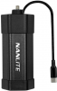 NANLITE Porta-Bateria com USB-C (NP-F550) para Pavotubo II 6C Photo NANLITENLBTBGF5