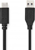 NEDIS Cabo Usb-A para Usb-C 1m Photo NEDISCCGL61650BK10