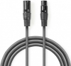 NEDIS Cabo Audio XLR 3 Pin Macho / 3 Pin Fêmea 15m Photo NEDISCOTG15010GY15