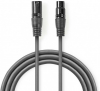NEDIS Cabo Audio XLR 3 Pin Macho / 3 Pin Fêmea 3m Photo NEDISCOTH15010GY30