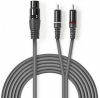 NEDIS Cabo Áudio XLR 3 Pin Fêmea / RCA 3 Pin Macho 3m Photo NEDISCOTH15220GY30
