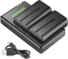 NEEWER Baterias NP-F550 2600mAh (x2) + Carregador Duplo (New) Photo NEEWER66600049