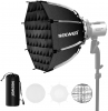 NEEWER NS1P Softbox Octogonal + Grelha Ninho de Abelha 45cm Photo NEEWER66602883