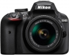 NIKON D3400 + 18-55mm AF-P DX VR Preta Photo NIKONVBA490K001