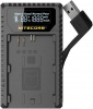 NITECORE Carregador com Ecrã LCD para Canon LP-E6 