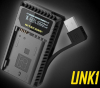 NITECORE Carregador Duplo + Ecrã LCD para Nikon EN-EL14/15 ( (destock)