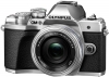 OLYMPUS OM-D E-M10 Mark III + 14-42mm f/3.5-5.6ED EZ Prata Photo OLYMPUSV207072SE00