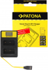 PATONA Carregador Smart Dual LCD USB para NP-W126