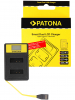 PATONA Carregador Smart Dual LCD USB para NB-13L