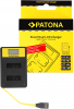 PATONA Carregador Smart Dual LCD USB para NB-13L Photo PATONA141671