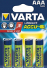 VARTA Pilhas LR3 (AAA) X4 1000mAh