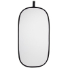 ROGUE 2-em-1 Reflector Prata/Branco 20x40 Inch (50.8 x 101.6 cm) Photo ROGUE2040SW