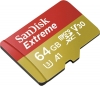 SANDISK Cartão Micro SDXC Extreme 64GB V30 (100MB/s)+ Adapt Photo SANDISK00173418