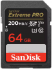 SANDISK Cartão SDXC Extreme Pro 64GB V30 UHS-I (200MB/s) (Class 10)