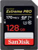 SANDISK Cartão SDXC Extreme Pro 128GB V30 UHS-1 (170MB/s) (Class 10)